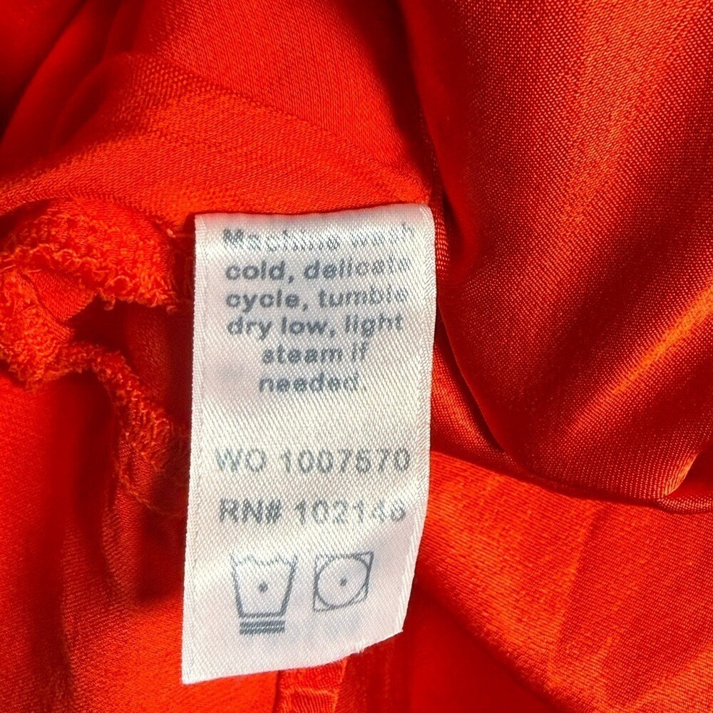 Michael Stars Desi Asymmetrical Satin Skirt RED  XS NEW Retail $178 - Picture 8 of 11